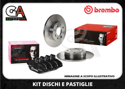 Kit dischi freno pastiglie - dischi,