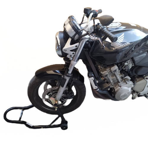 Cavalletto alza moto gomma